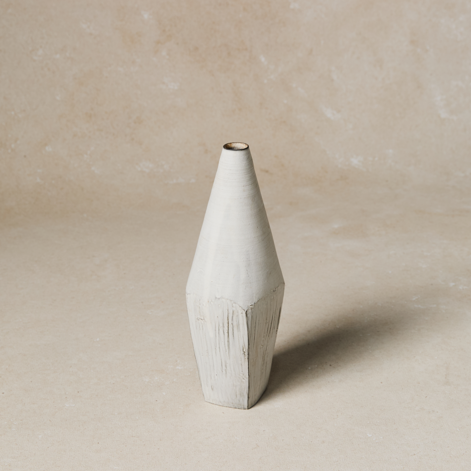 Etsuji Noguchi White Square Bottle S