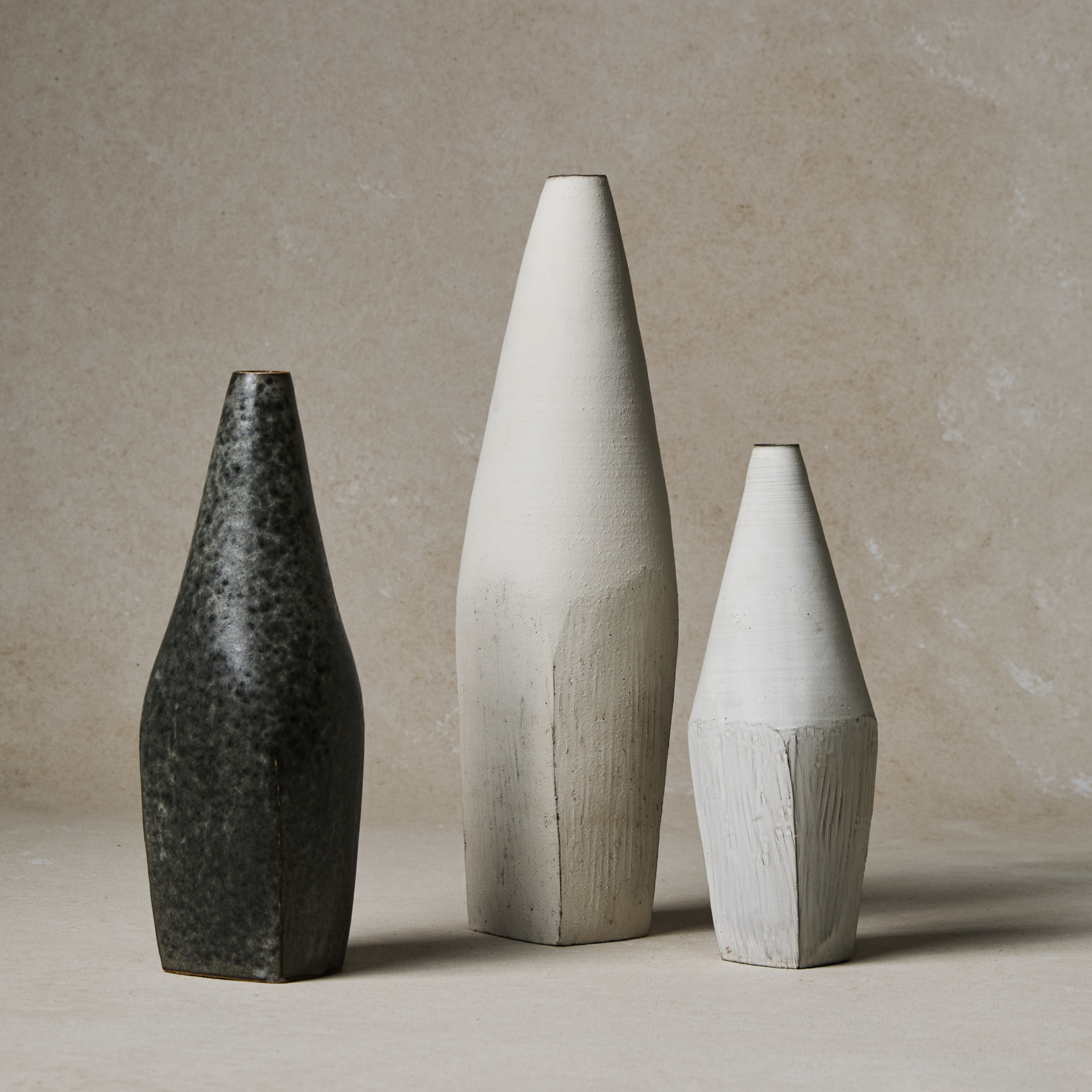 Etsuji Noguchi White Square Bottle S