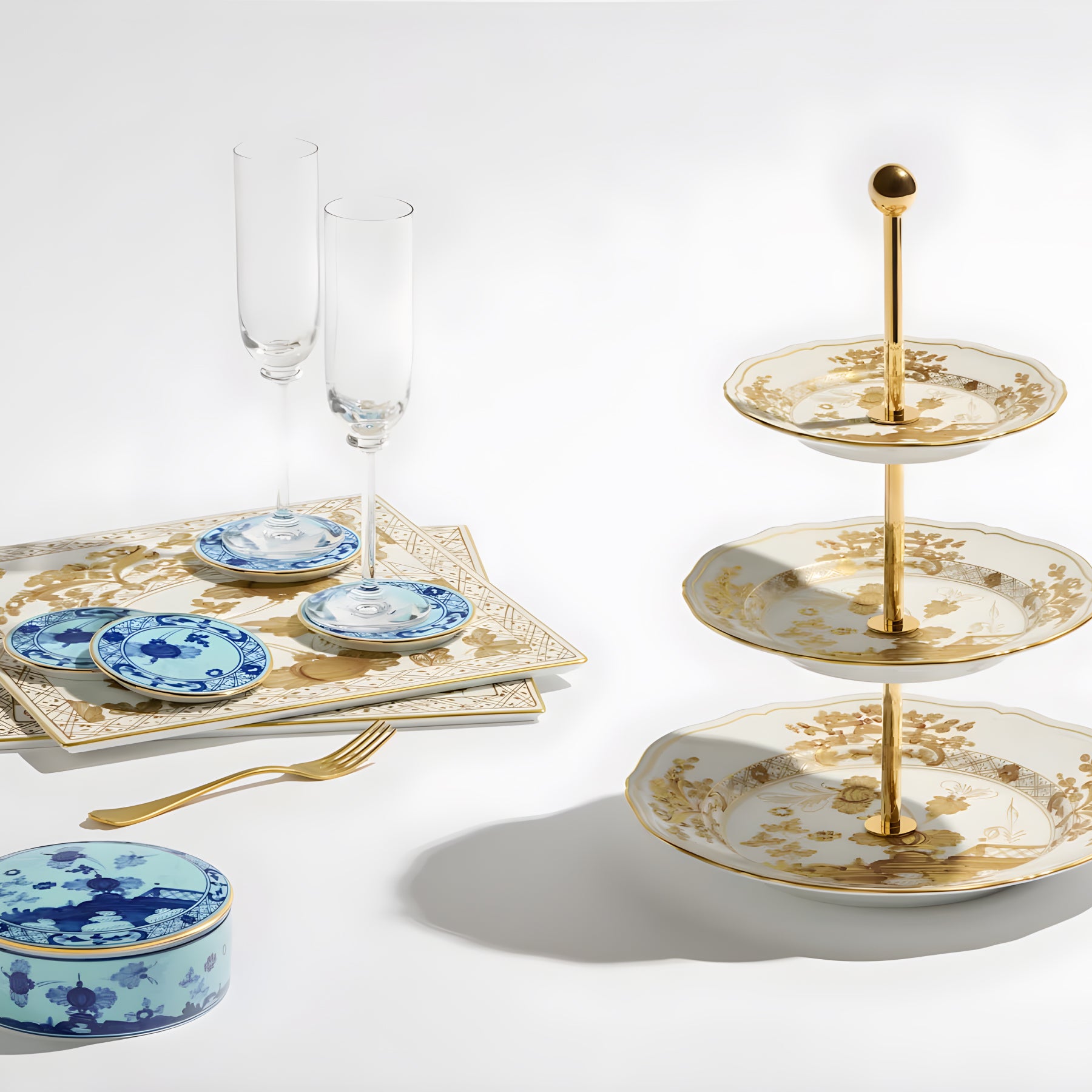 Oriente Italiano Aurum 3-Tier Serving Stand
