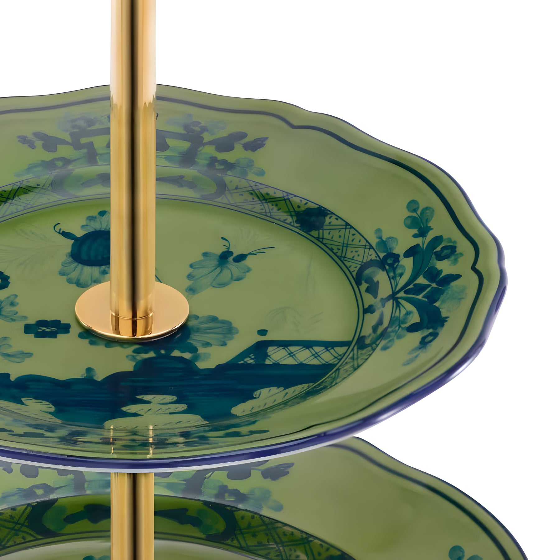 Oriente Italiano Malachite 3-Tier Serving Stand
