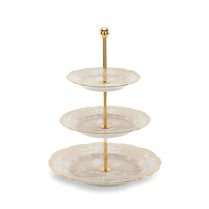Oriente Italiano Meringa 3-Tier Serving Stand
