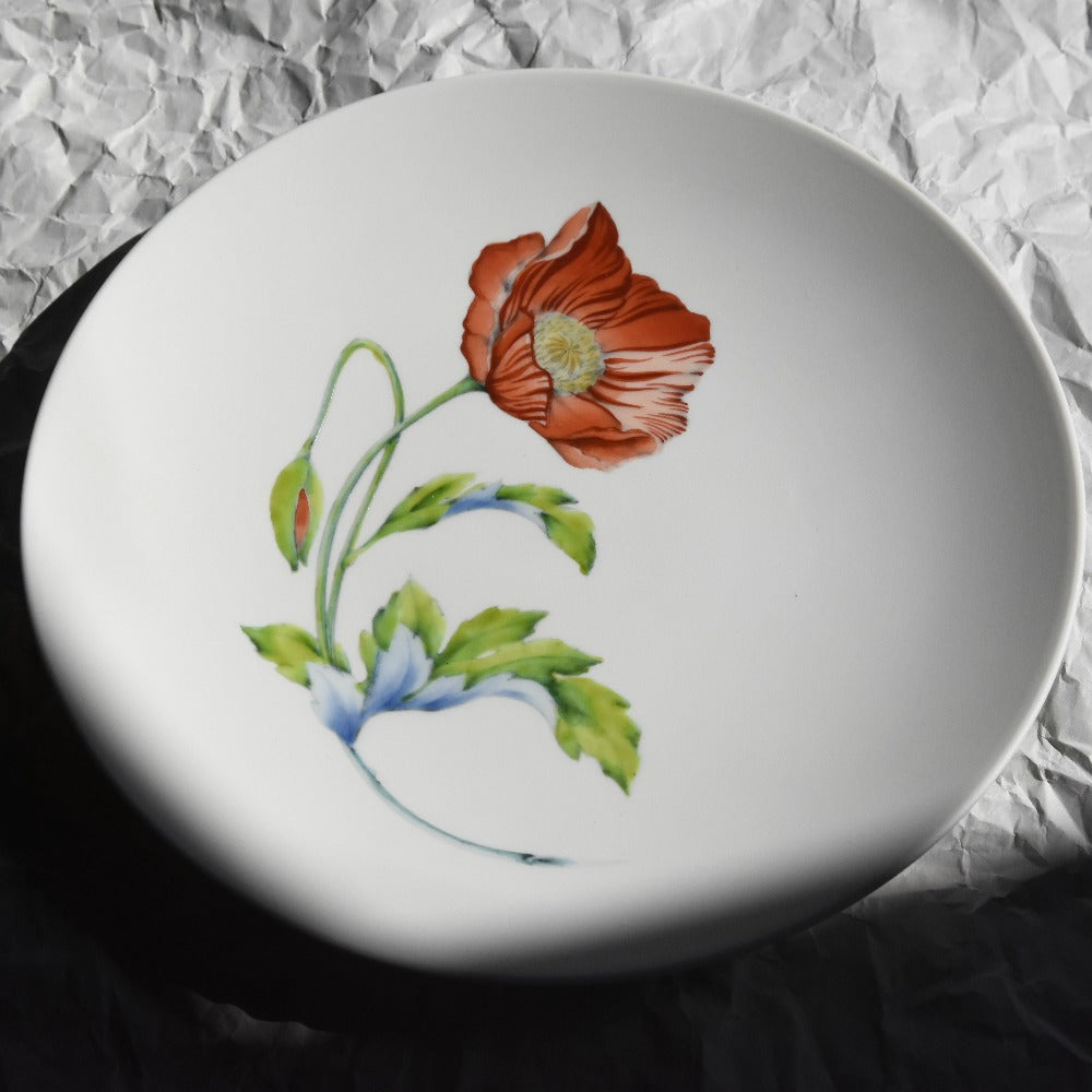 Hataman Shirley Poppy 24 Plate