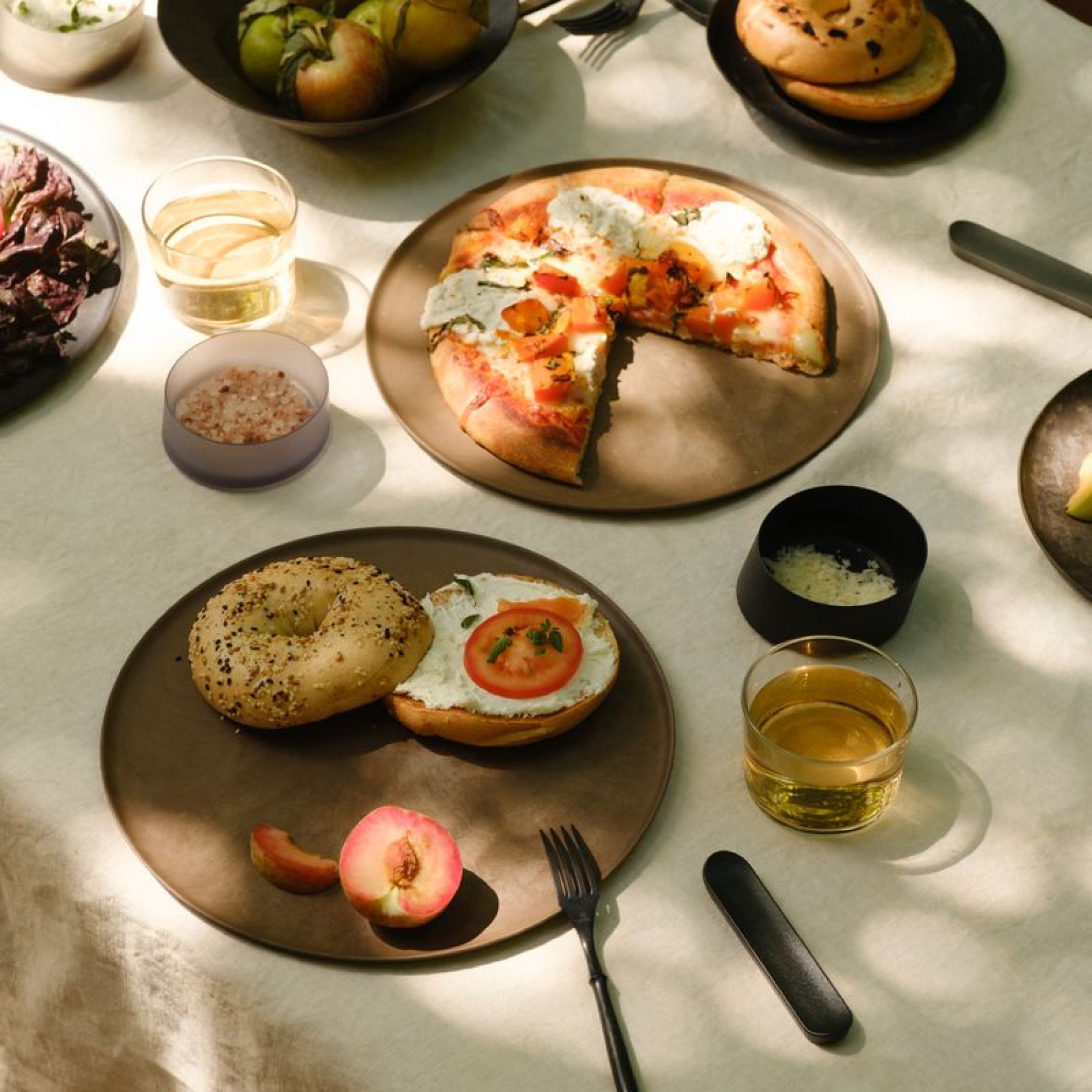 Cedar Bark Dinnerware Light Brown