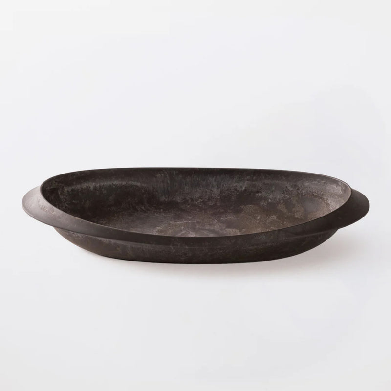 Cedar Bark Oval Serving Plate(16")