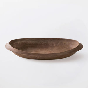 Cedar Bark Oval Serving Plate (16")