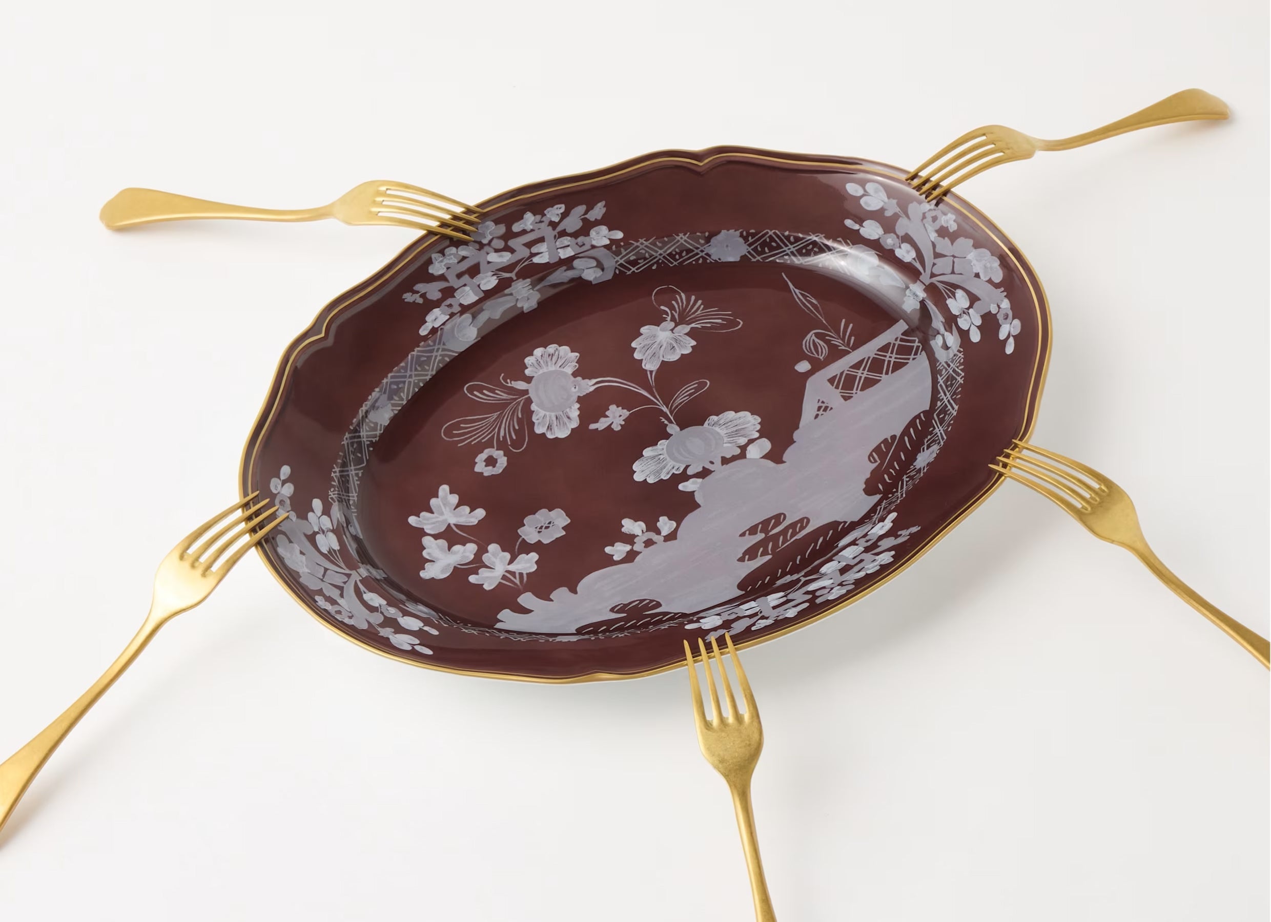 Oriente Italiano Castagna Large Oval Platter