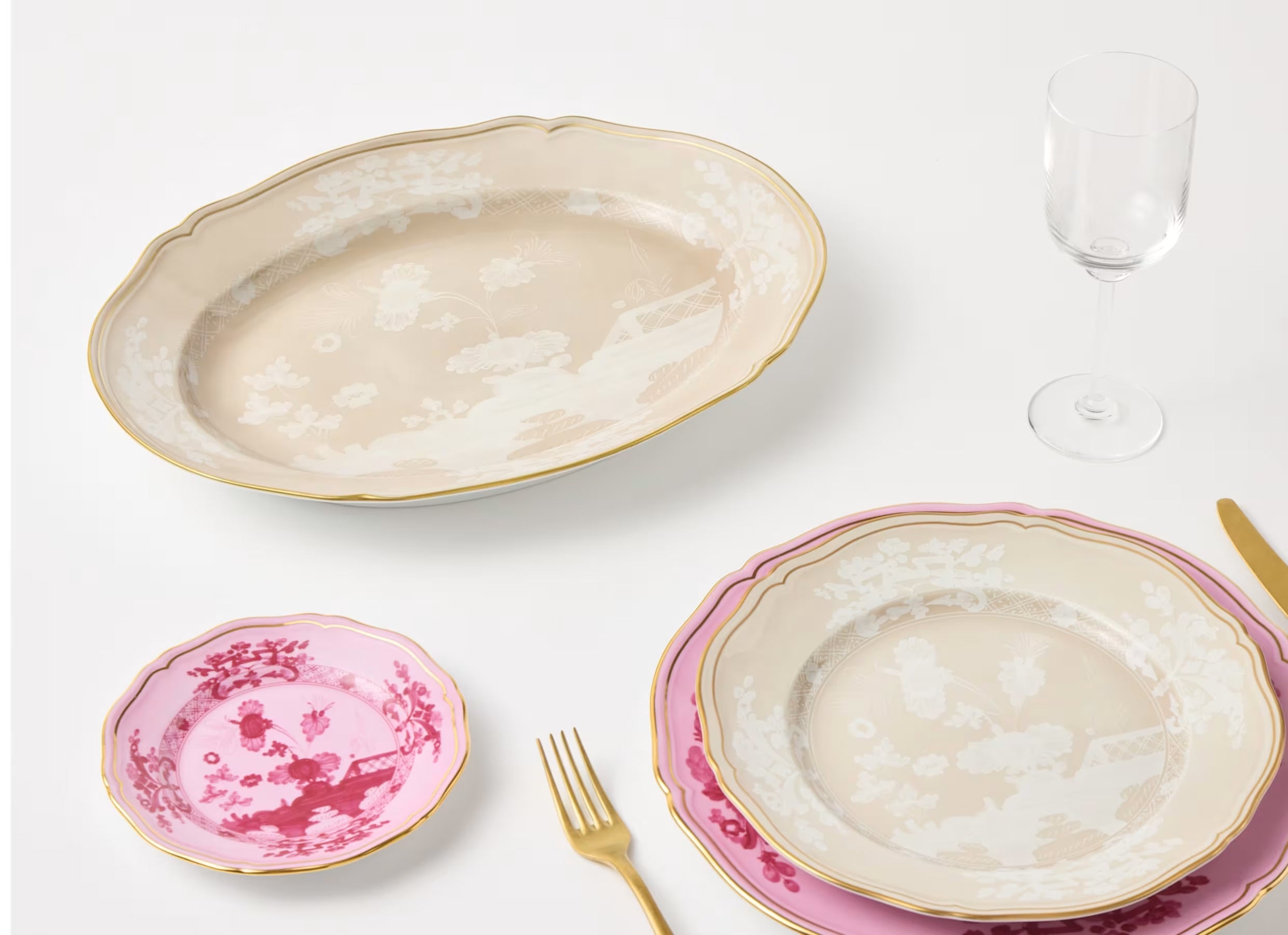 Oriente Italiano Meringa Large Oval Platter