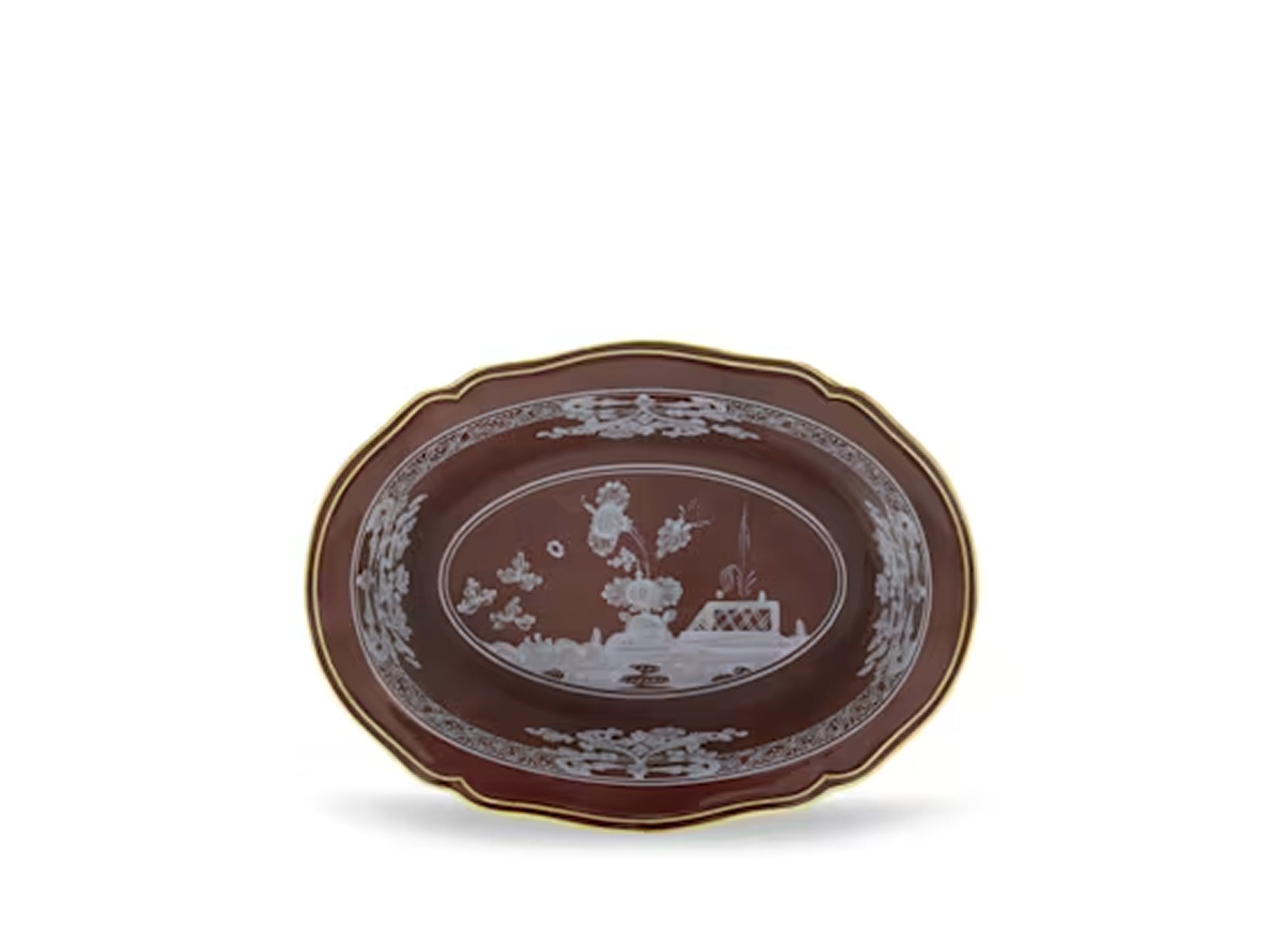 Oriente Italiano Castagna Oval Bowl