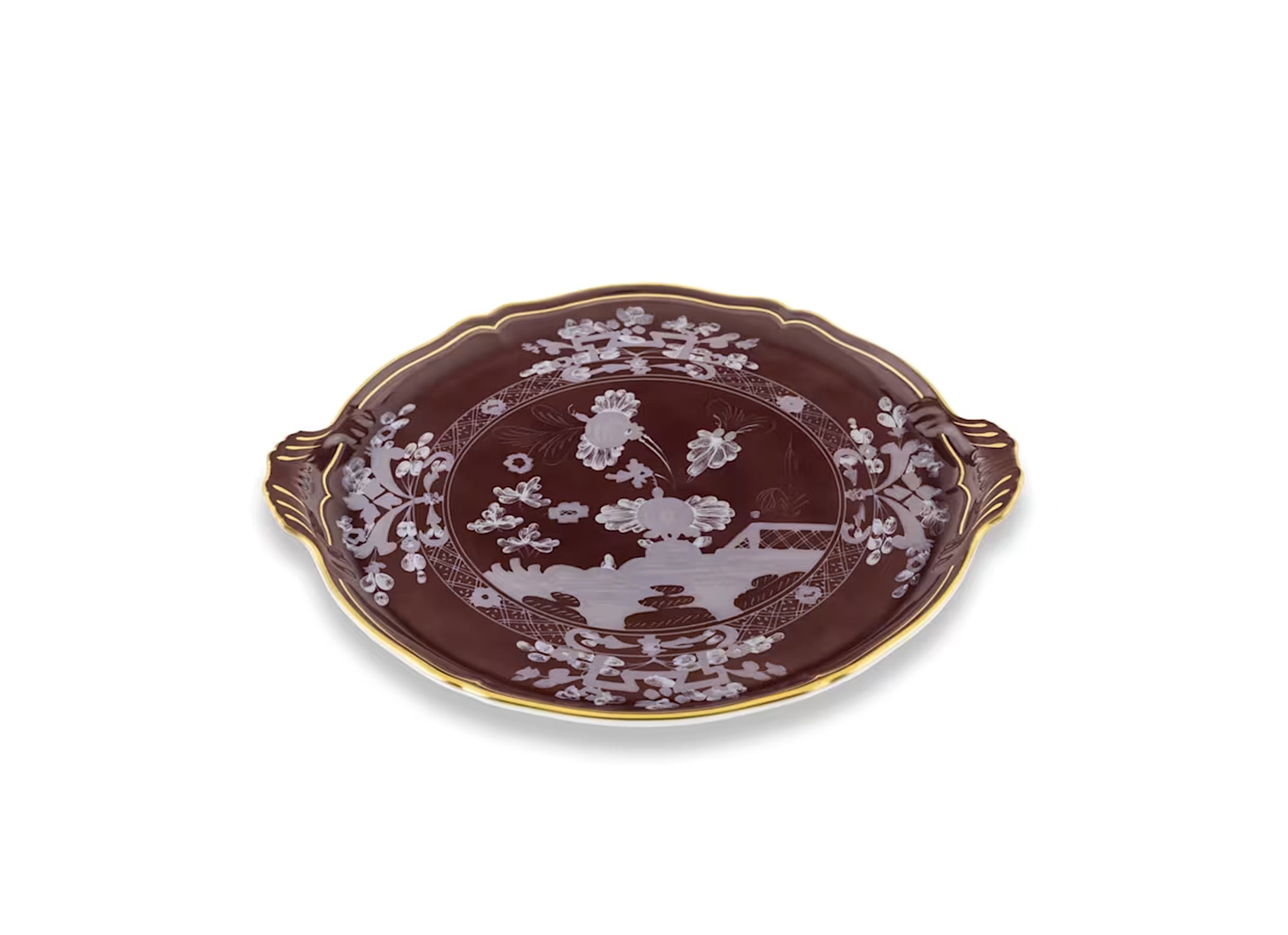 Oriente Italiano Castagna Cake Plate