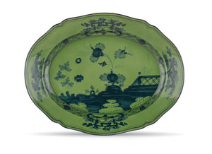 Oriente Italiano Malachite Large Oval Platter