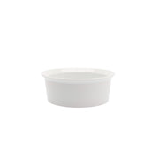 TY Round Bowl 160 Glazed White