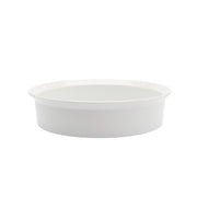TY Round Bowl 240 Glazed White