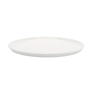 TY Round Plate 280 Glazed White