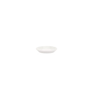 TY Round Plate 80 Glazed White