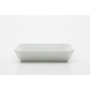 TY Square Bowl 220 Glazed White