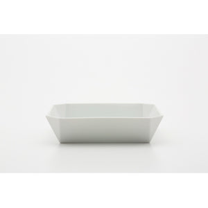 TY Square Bowl 184 Glazed White