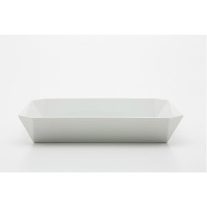 TY Square Bowl 255 Glazed White