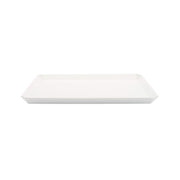 TY Square Plate 235 Glazed White