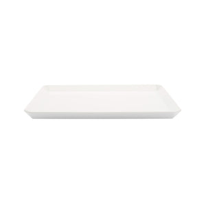TY Square Plate 235 Glazed White