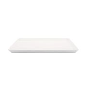 TY Square Plate 270 Glazed White