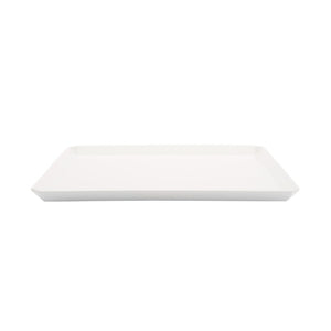 TY Square Plate 270 Glazed White