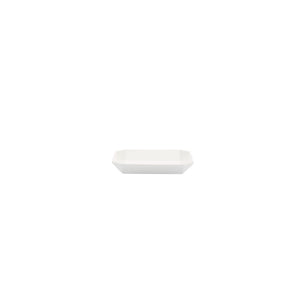 TY Square Plate 90 Glazed White