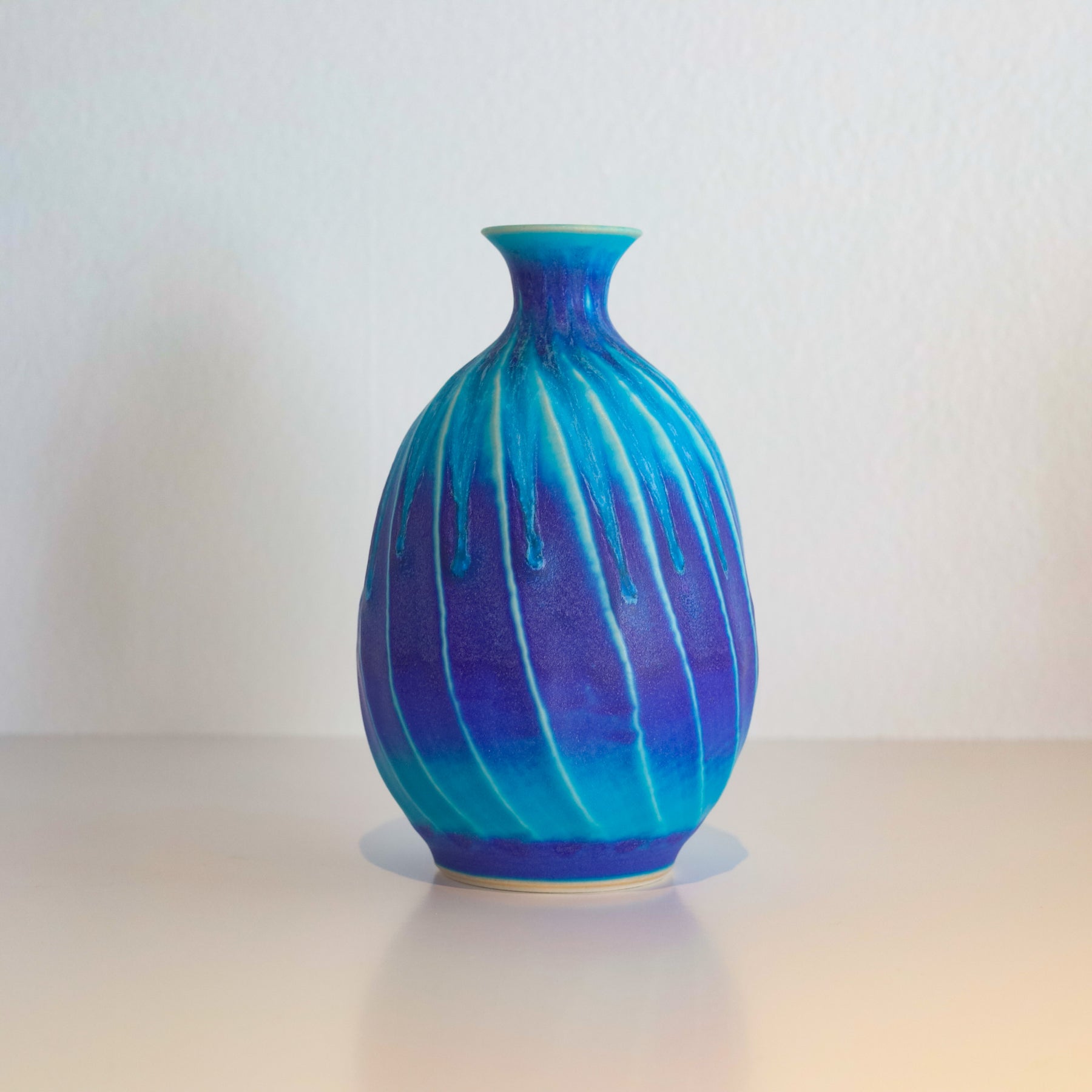 Blue Jar Mini Vase