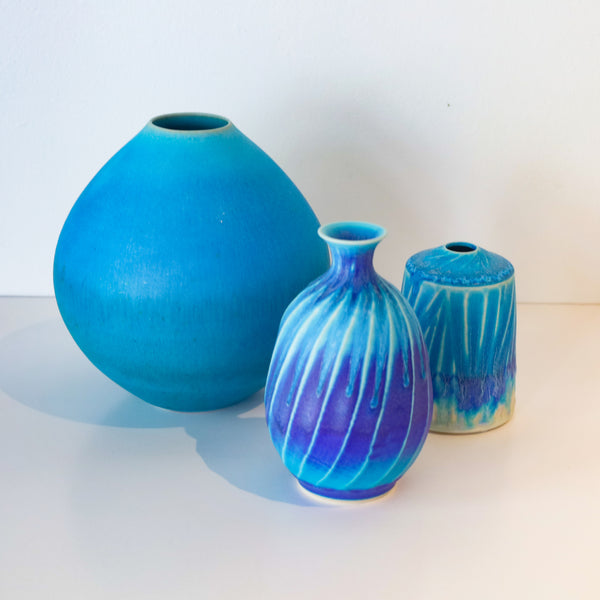 Blue Mini Ceramic Vase