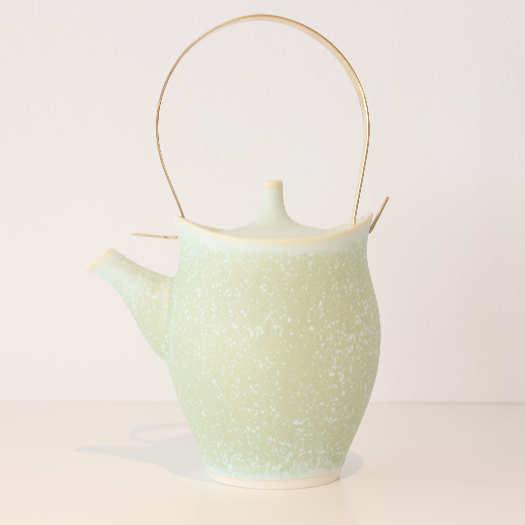 Ceramic Tea Set - Matte Green