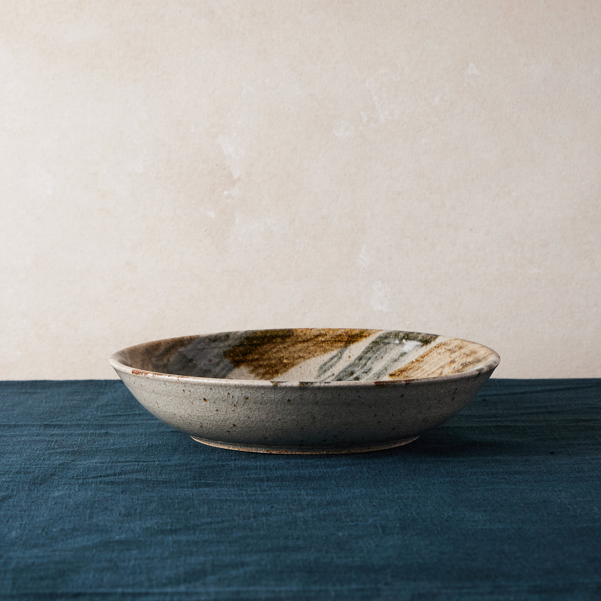 Asamono Shallow Bowl - Underglazed