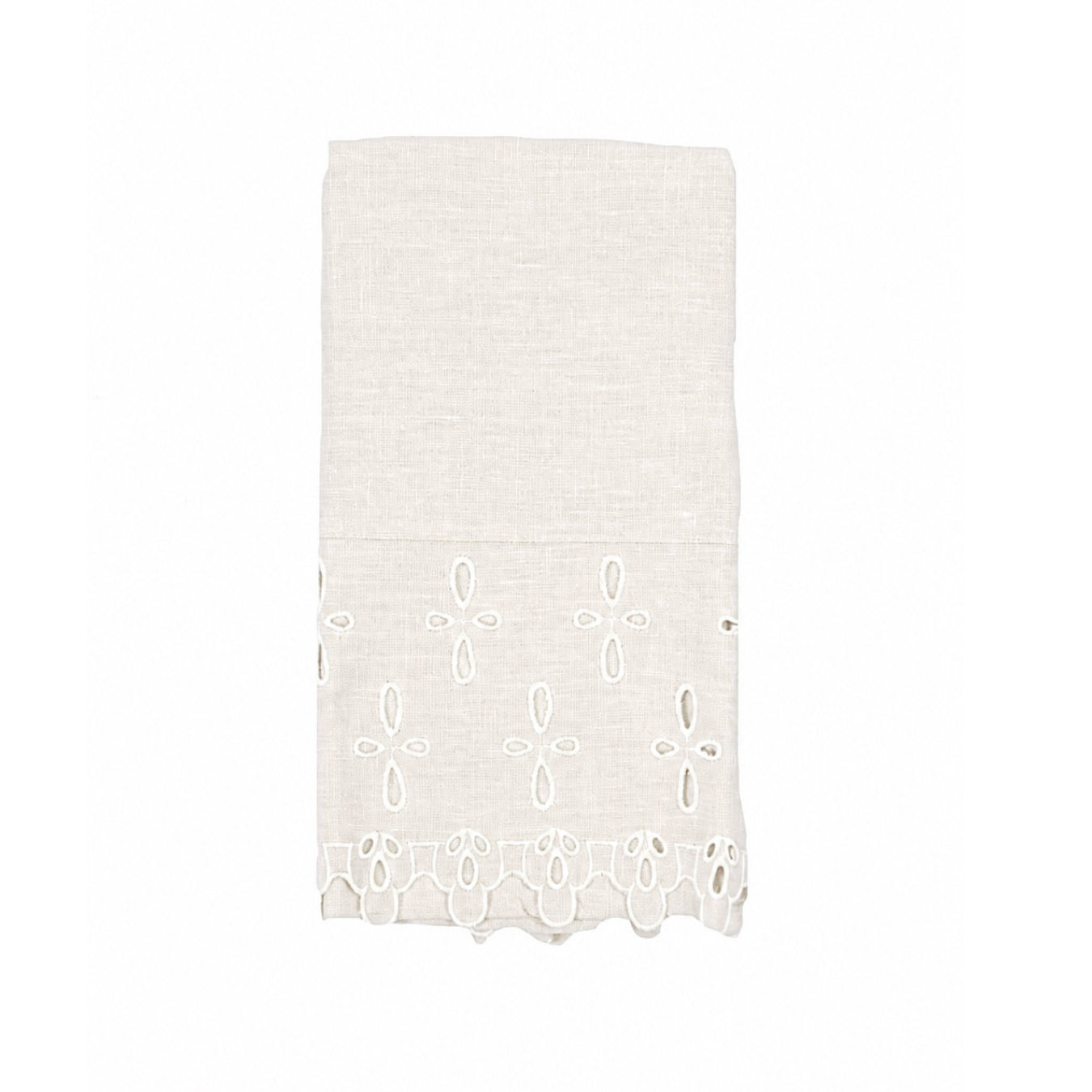 Amalfi Linen Table Runner - Avorio/Avorio/Avorio