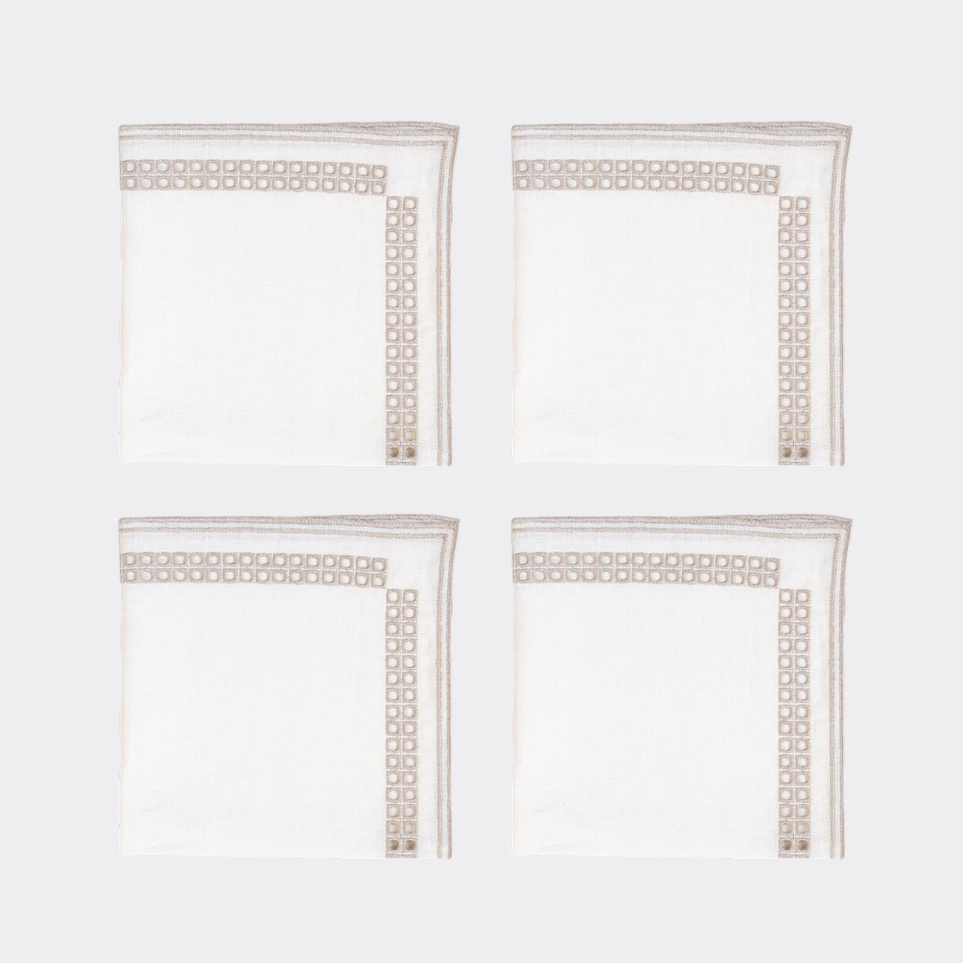 Erica Linen Napkin - Avorio/Mastice