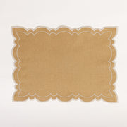 Letizia Linen Placemat - Zenzero/Sale Marino