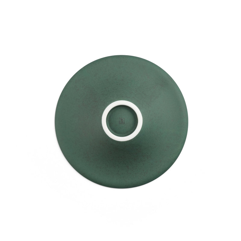 Bowl with Rim 7" - Nashiji Green