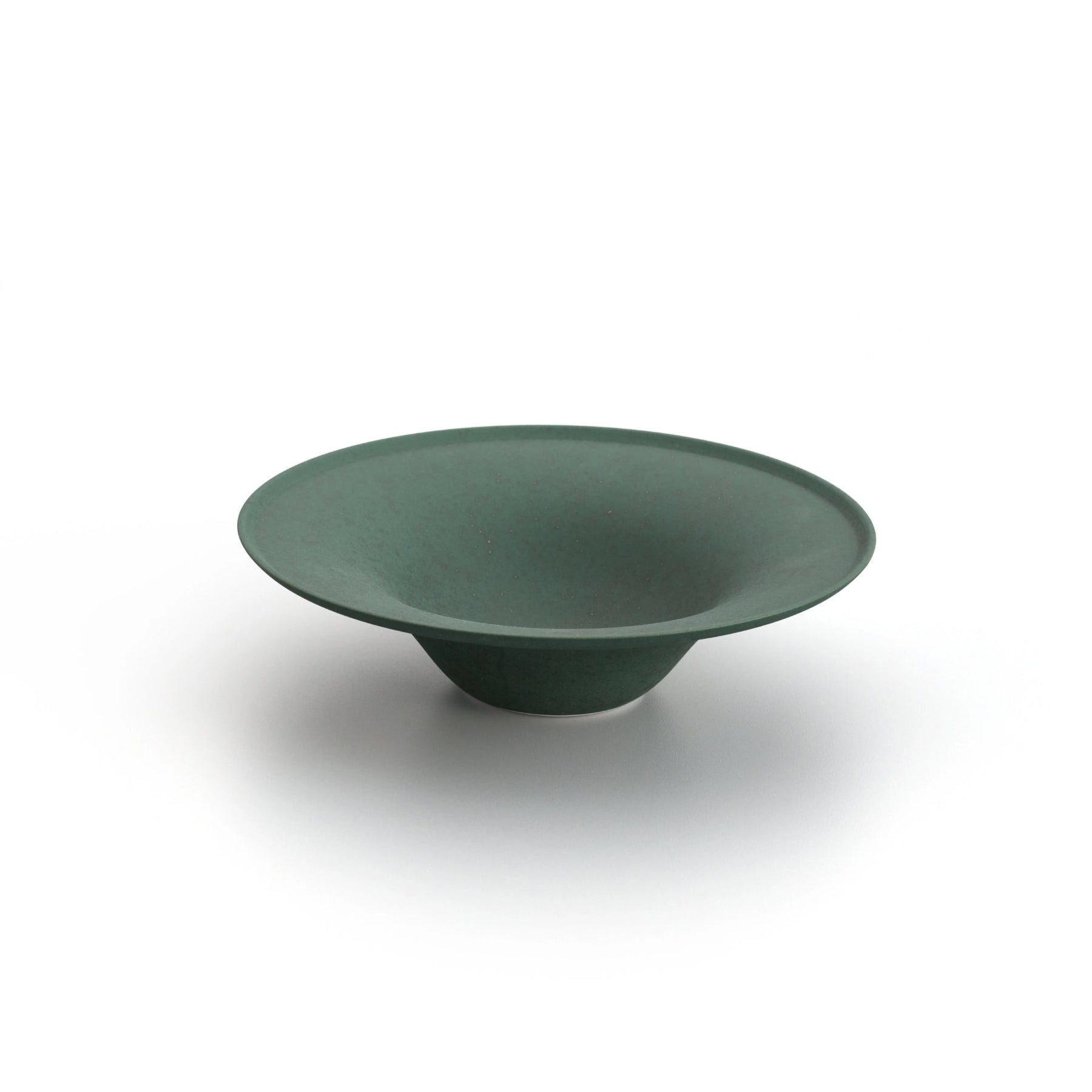 Bowl with Rim 7" - Nashiji Green