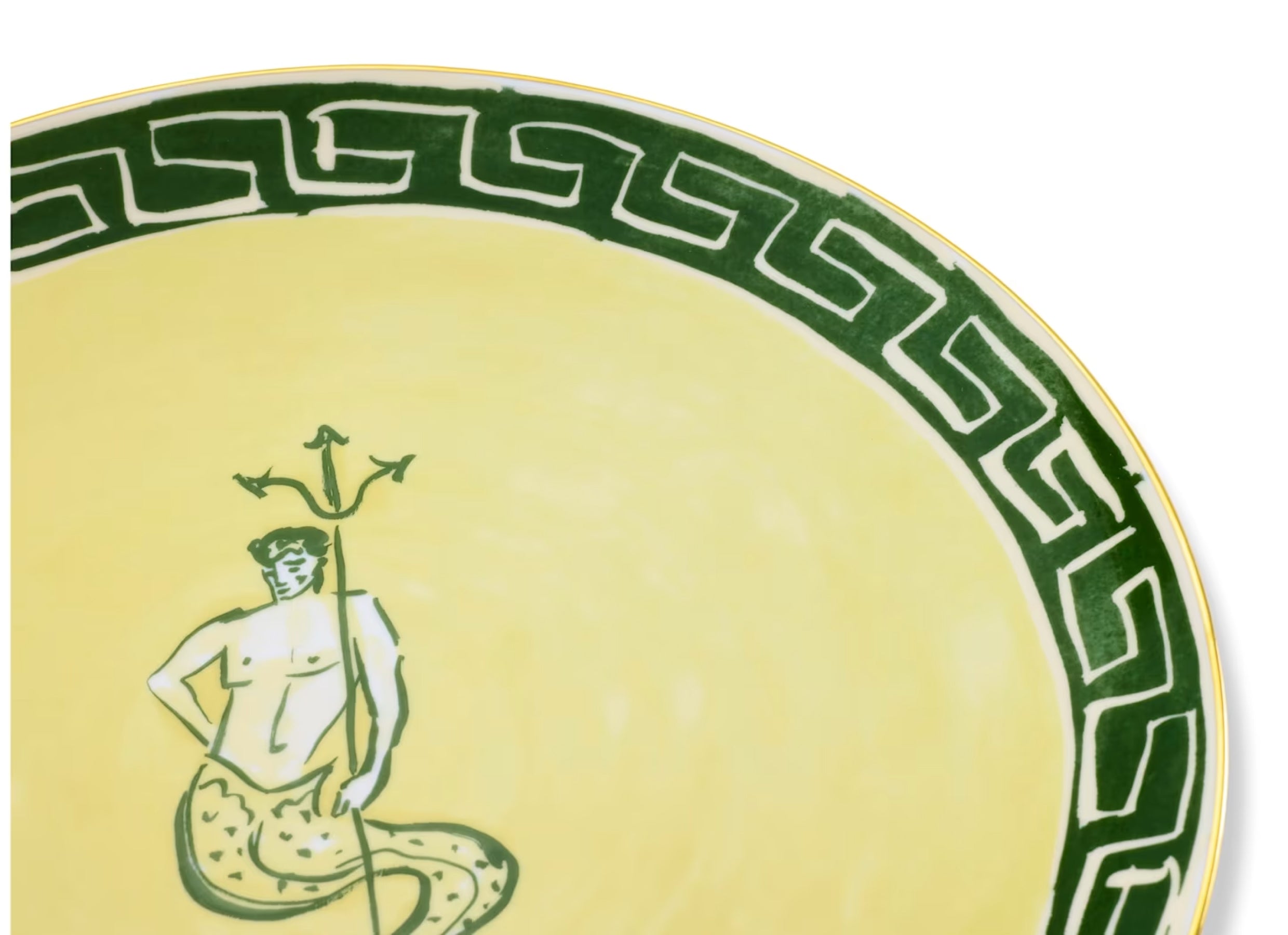 Il Viaggio di Nettuno Flat Charger Plate Amalfi Lemon