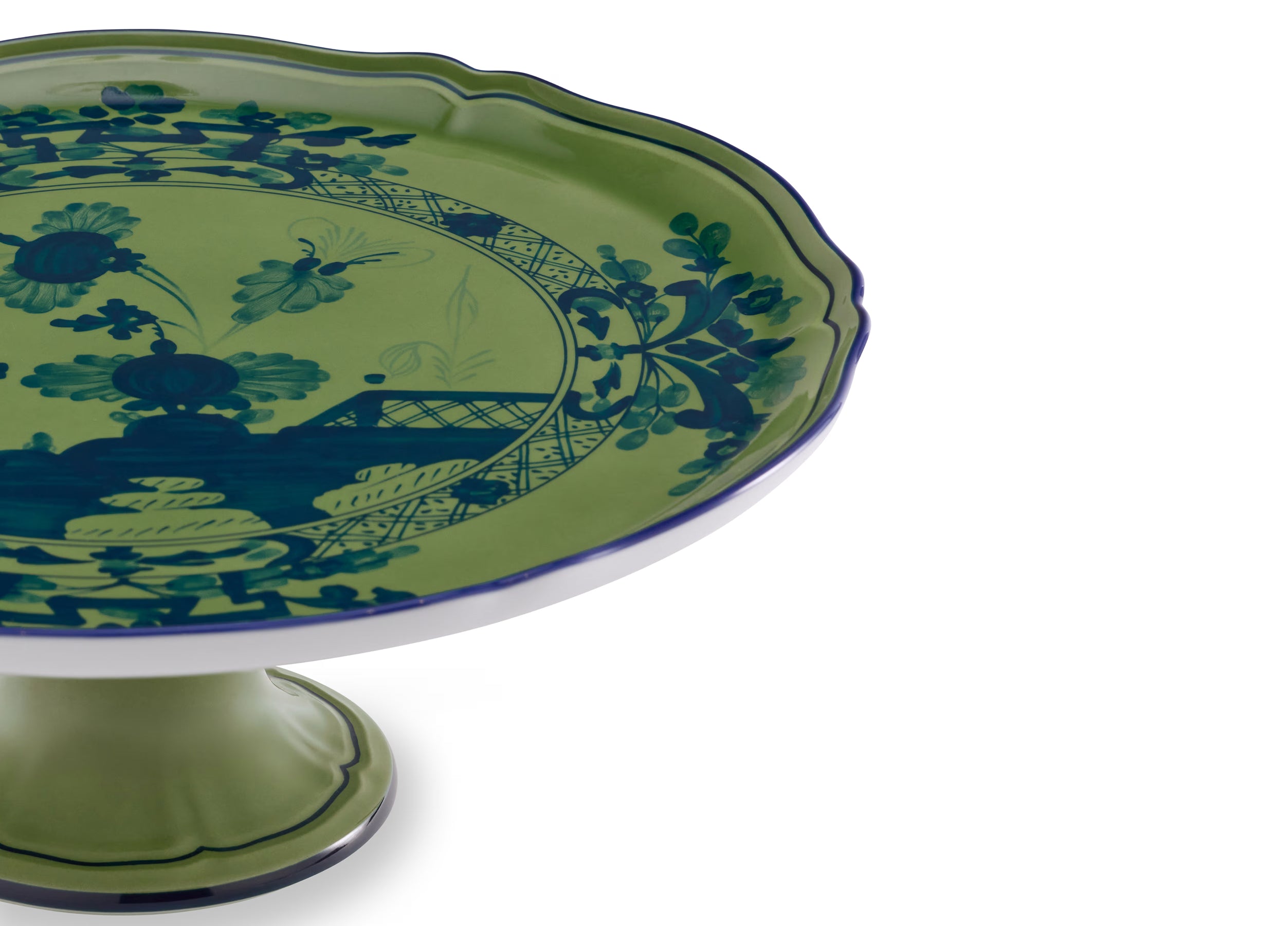 Oriente Italiano Malachite Cake Stand