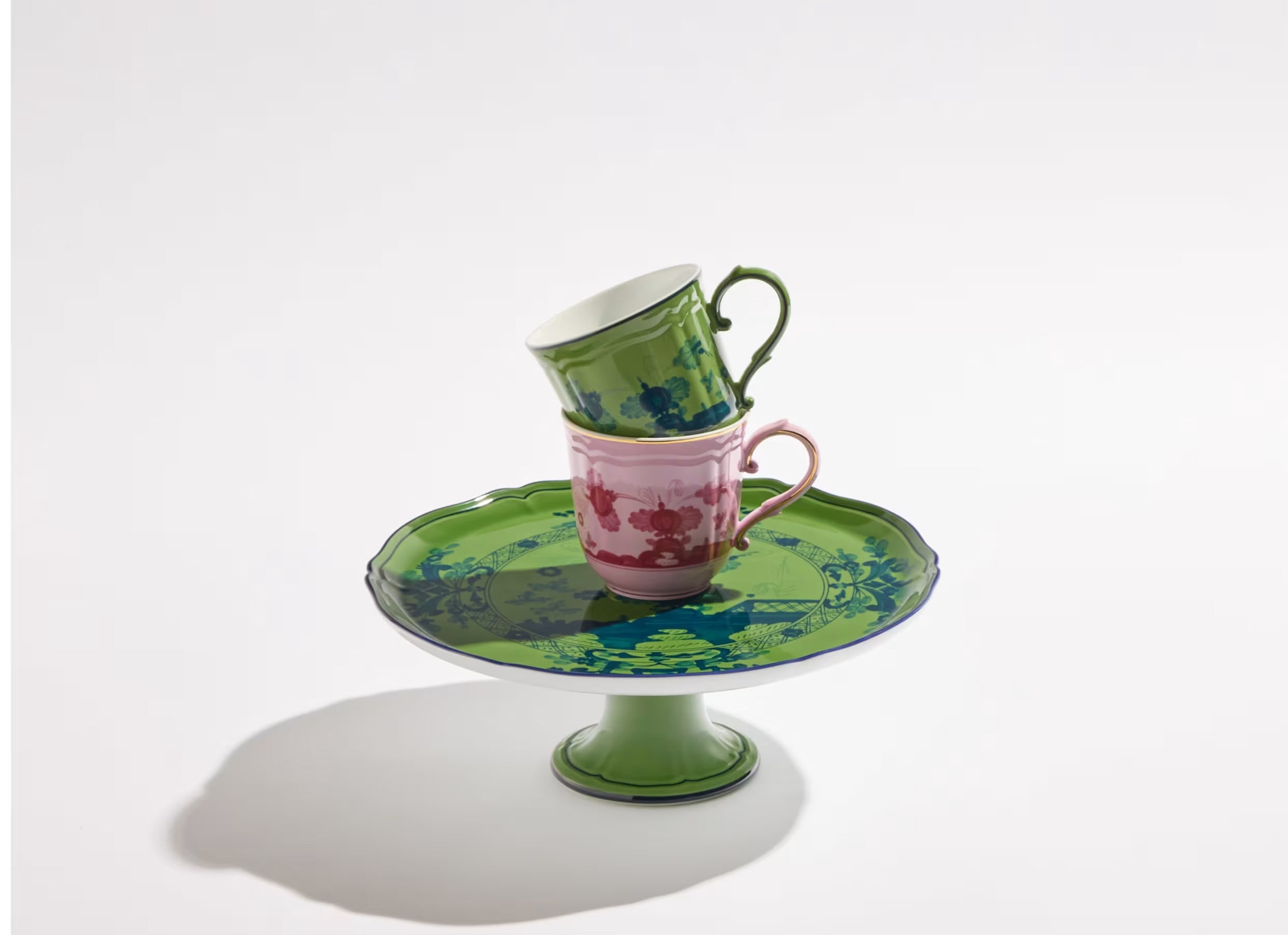 Oriente Italiano Malachite Cake Stand
