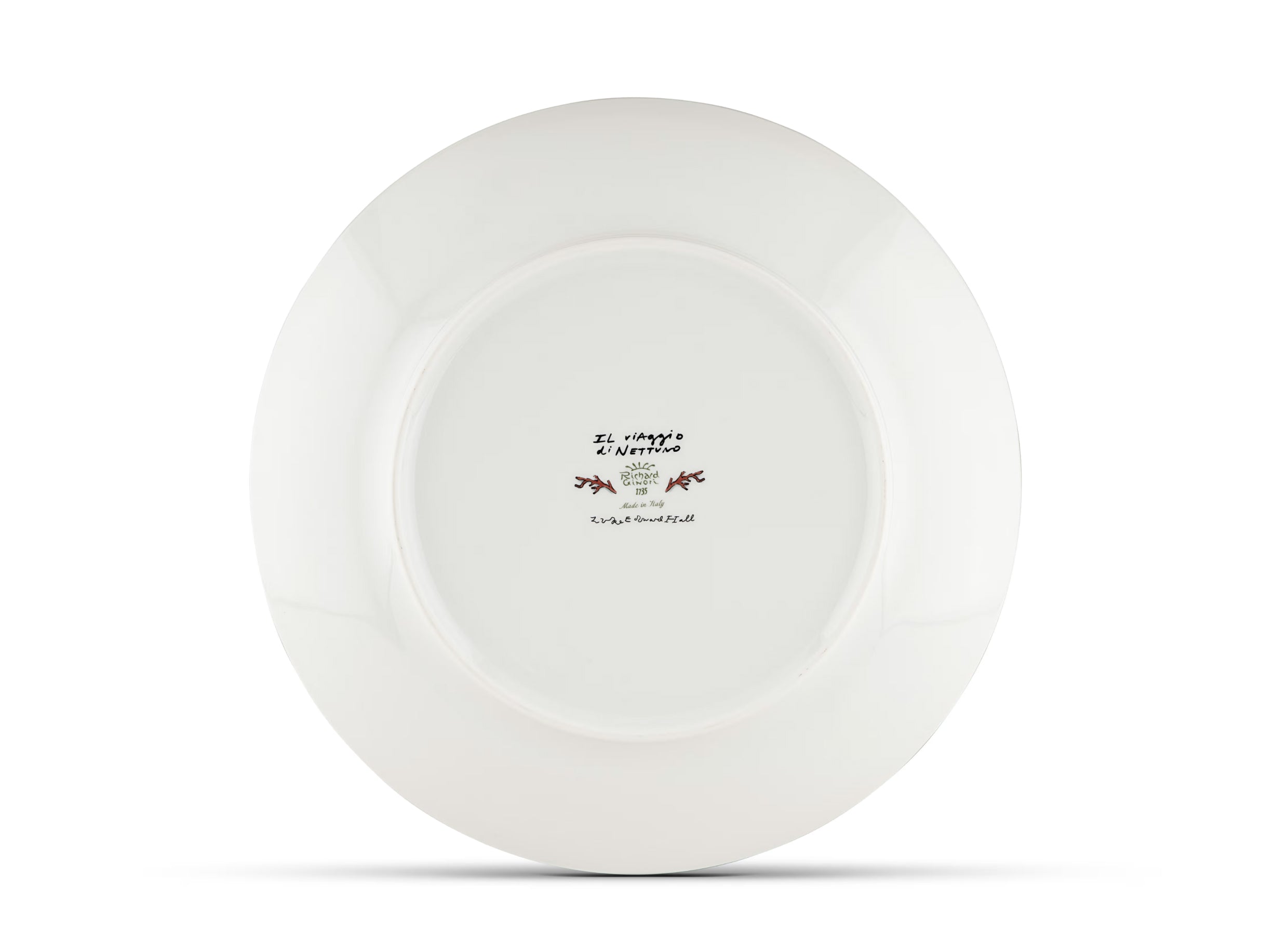 Il Viaggio di Nettuno Flat Charger Plate Terracotta