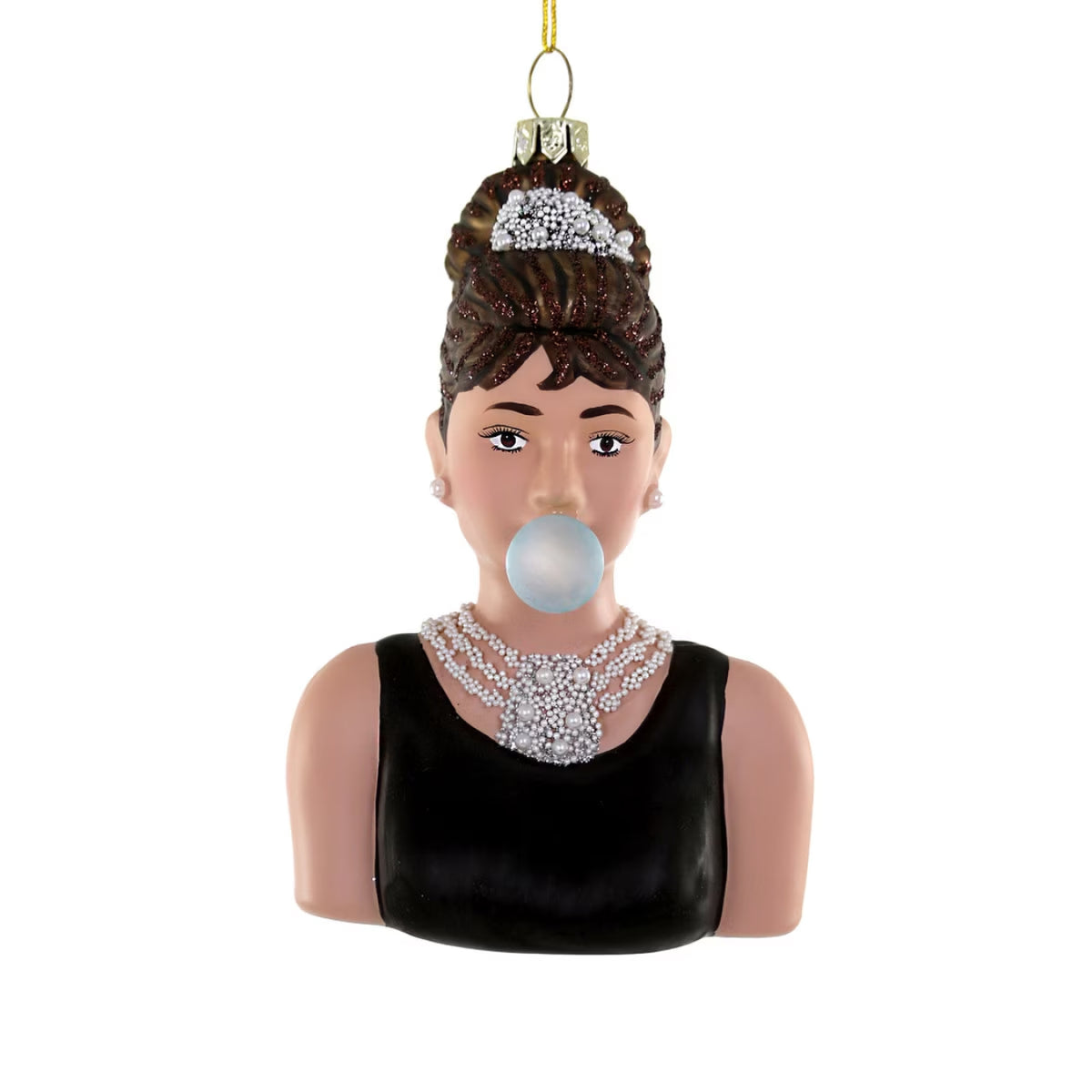 Audrey Blowing Bubbles Ornament