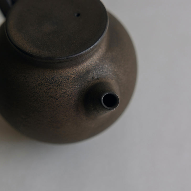 Circular Teapot | Copper Brown