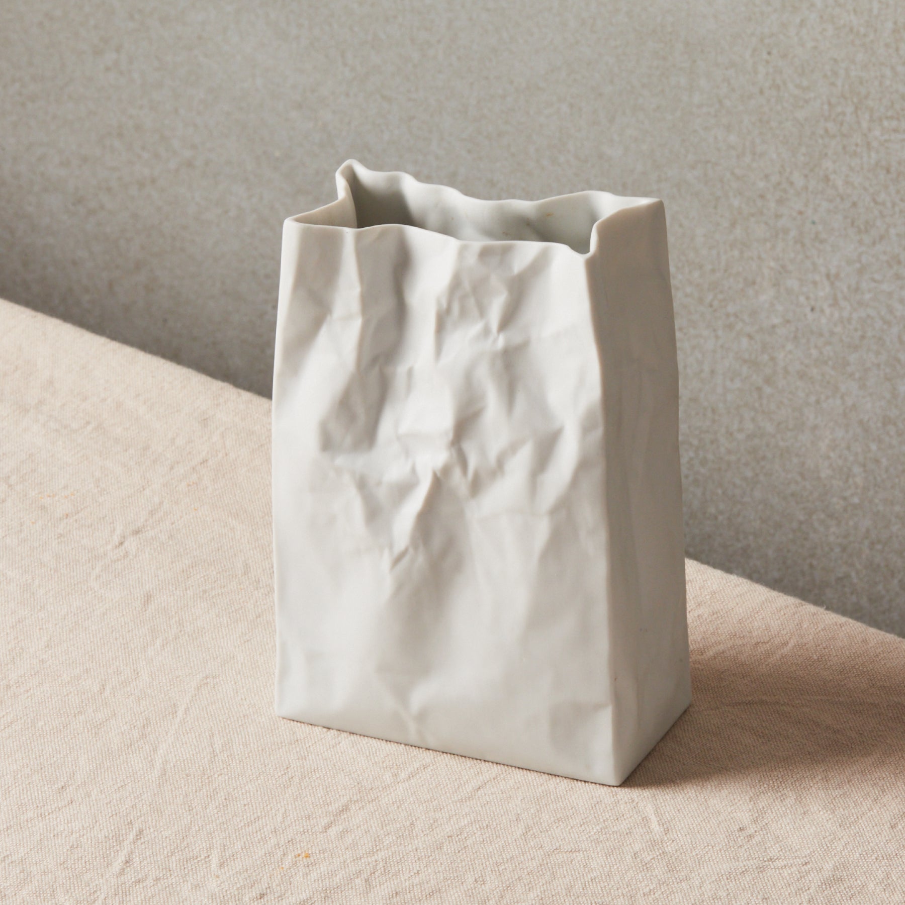 Crinkle Paper Bag Vase LL