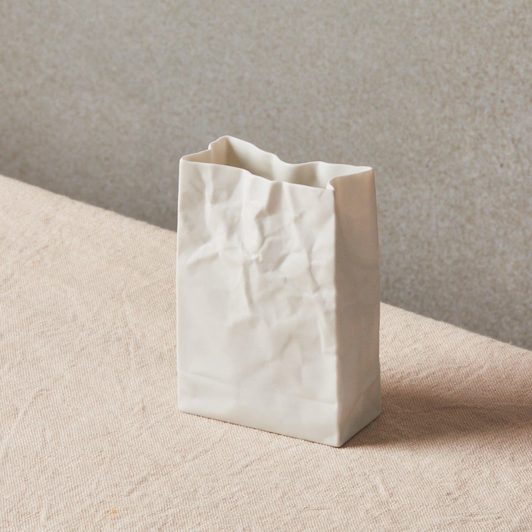 Crinkle Paper Bag Vase L