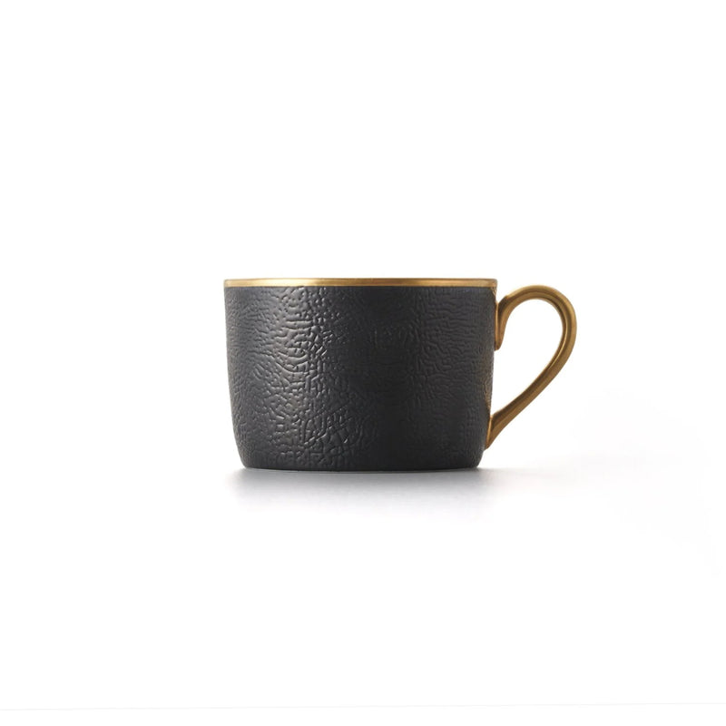 Cuir Gold-glaze Coffee Cup & Saucer