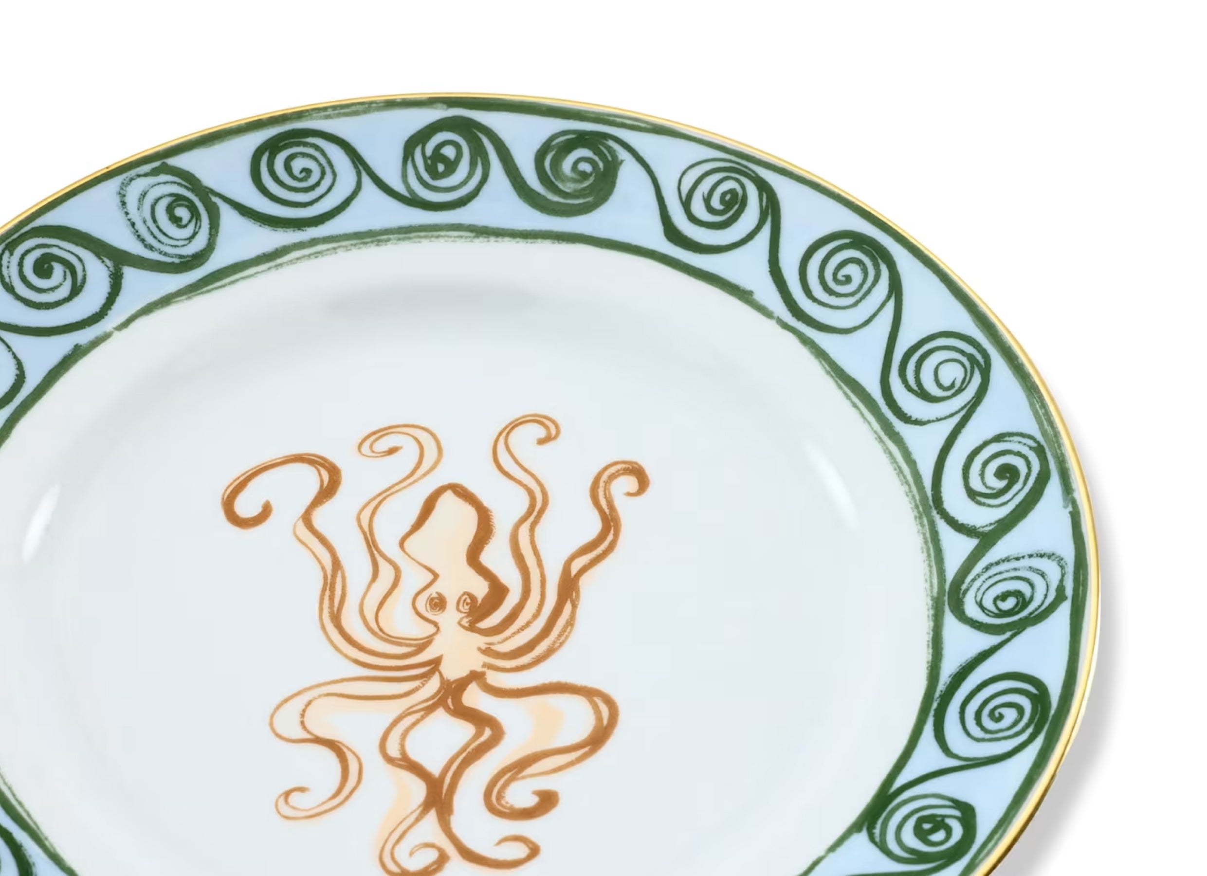 Il Viaggio di Nettuno Dessert Plate Terracotta