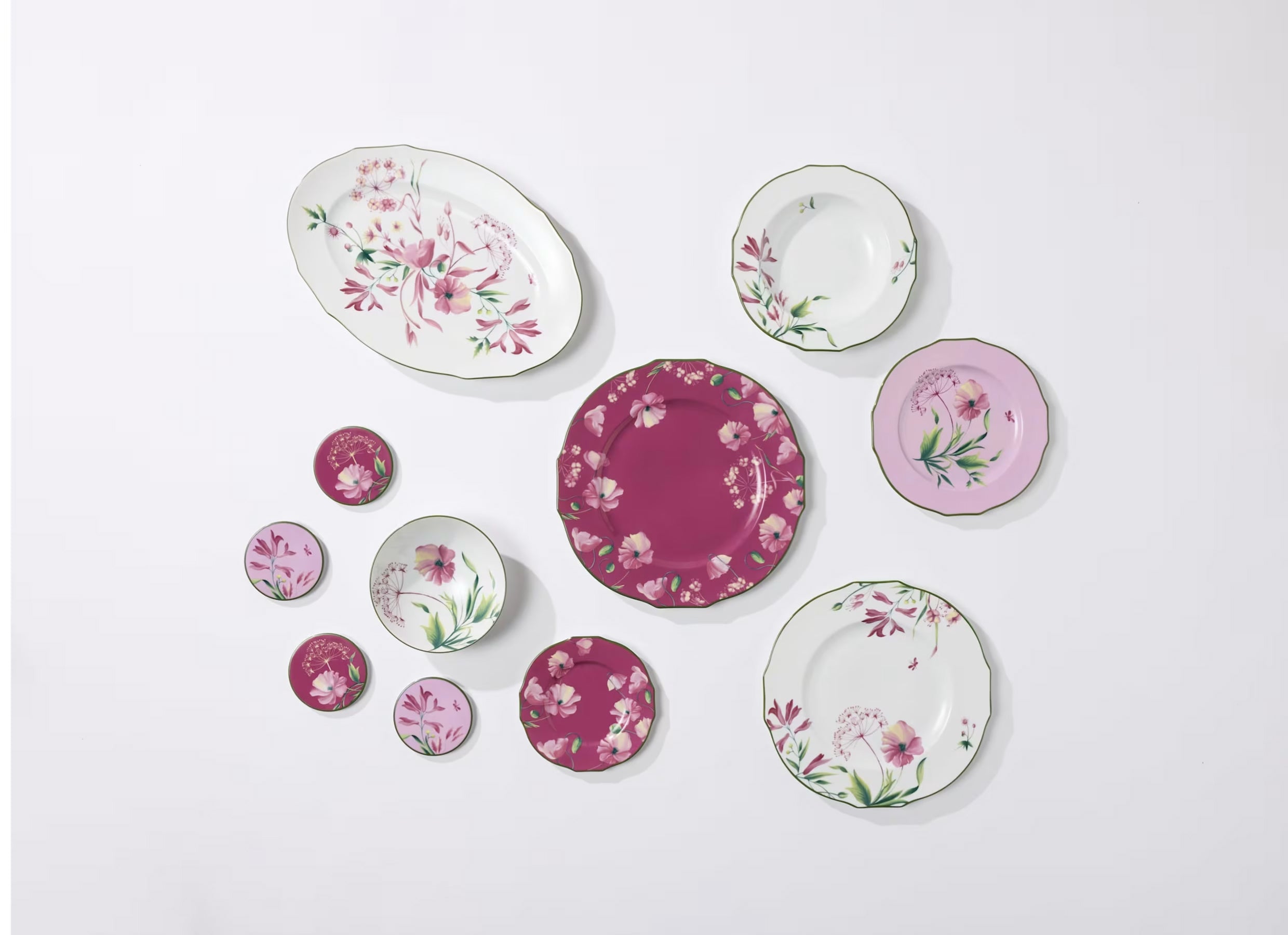 Florenza Flat Dinner Plate Malva