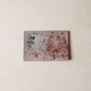 Etsuji Noguchi Rectangle Plate Red 2026
