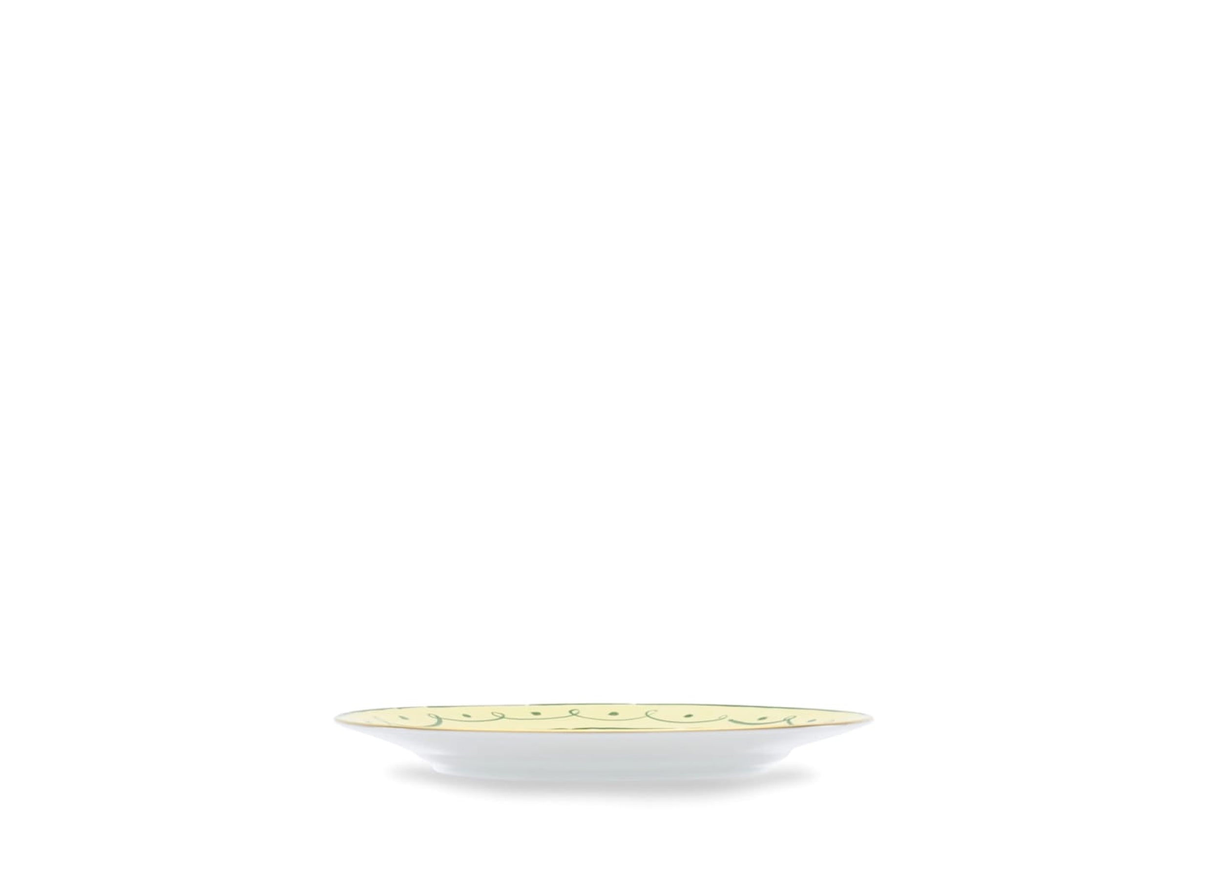 Il Viaggio di Nettuno Flat Dinner Plate Amalfi Lemon