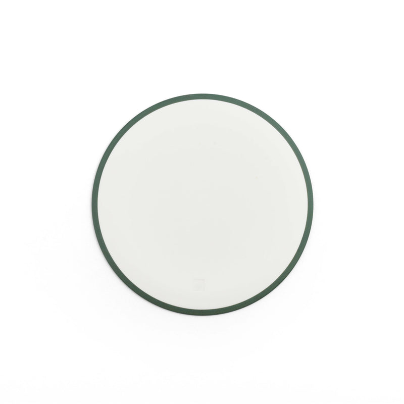 Flat Dinner Plate - Nashiji Green