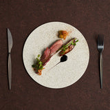 Flat Dinner Plate - Matte White